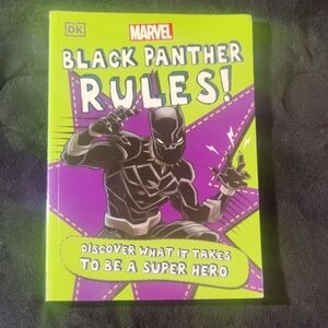 🎉Marvel Black Panther Rules Book with Green and Purple Cover